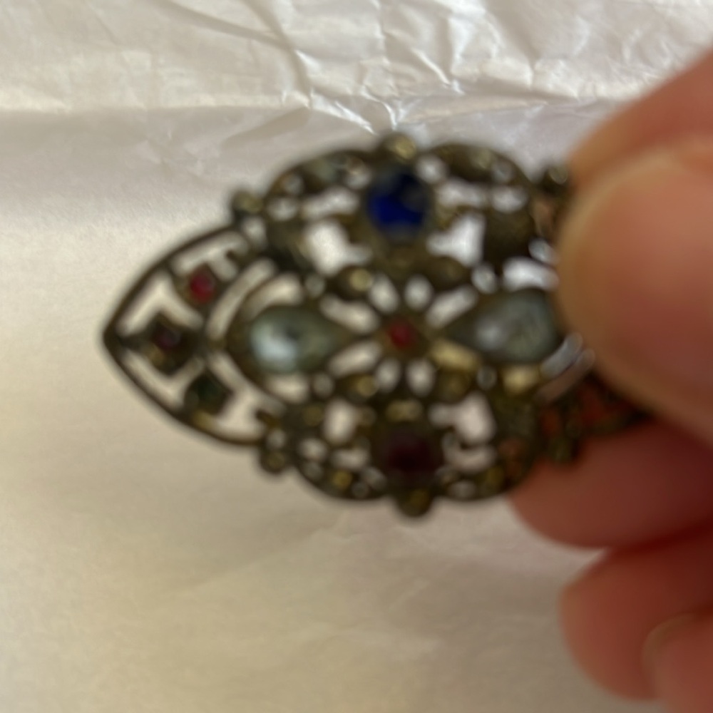 Vintage Rhinestone Brooch - Picture 6 of 9